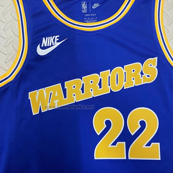 Camiseta Golden State Warriors Andrew Wiggins #22 Classic 2022-23 Azul